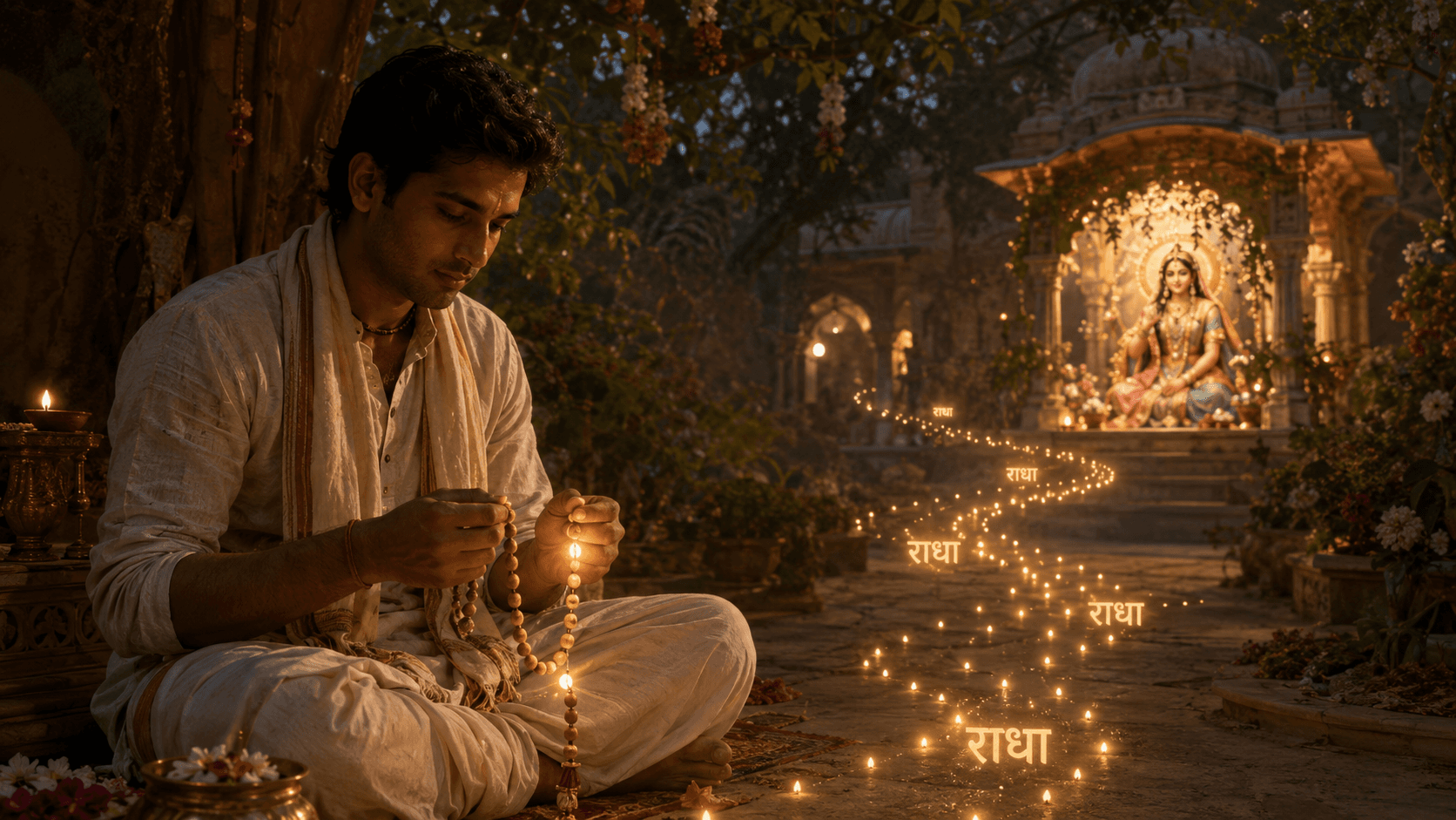 How Many Times Should You Chant Radha Naam Daily? 108, 1008 or More?