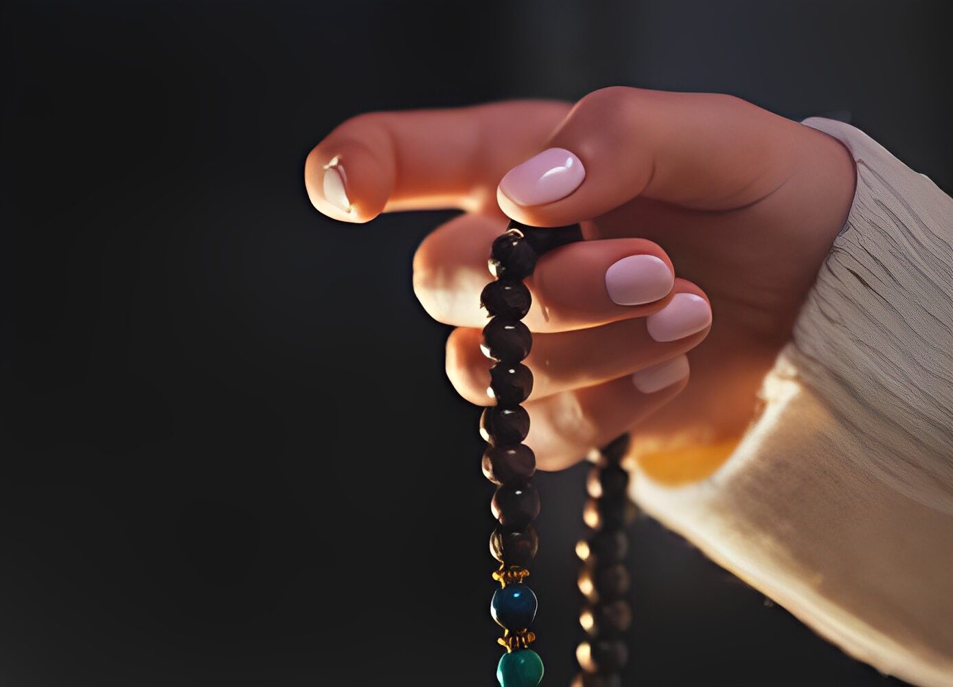 How to hold the Japa Mala Correctly